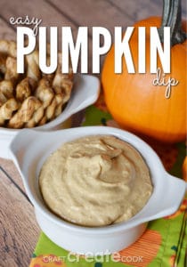 Easy Pumpkin Dip Recipe - Craft Create Cook