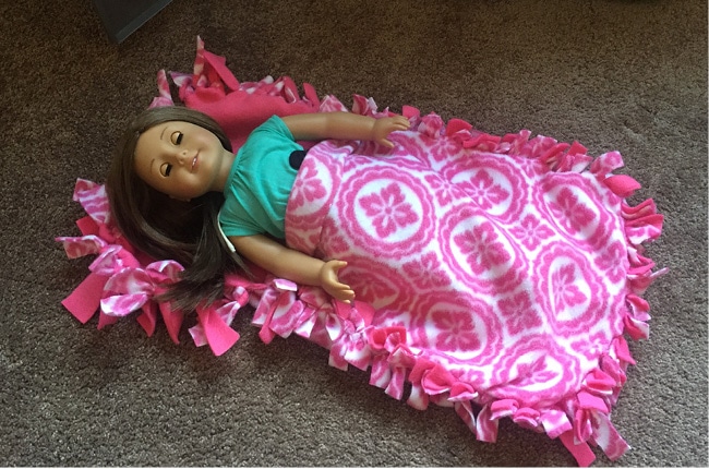 american girl doll sleeping bag