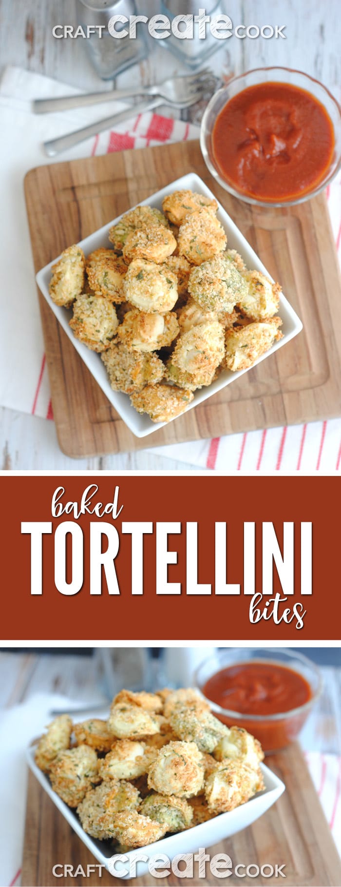 Baked Tortellini Bites Craft Create Cook