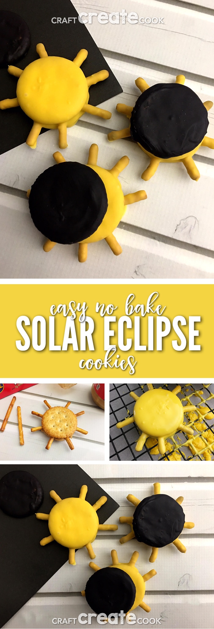 Easy No Bake Eclipse Cookies Craft Create Cook
