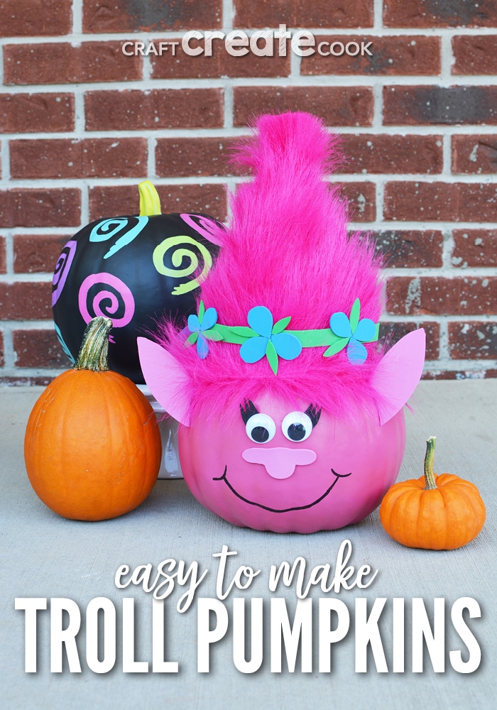 Troll Pumpkin Stencils