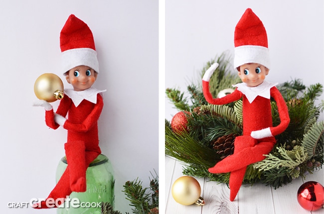 How to Make a Bendable Elf on the Shelf - Craft Create Cook
