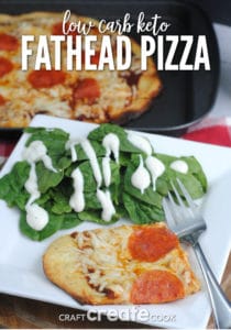 Low Carb Keto Fathead Pizza Dough Recipe - Craft Create Cook