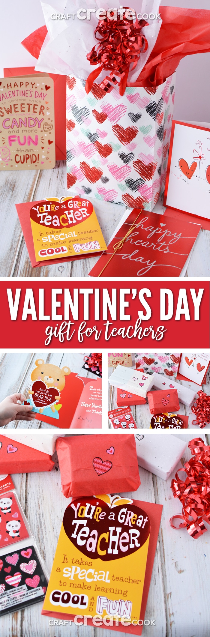 Valentine's Day Gift for Teachers - Craft Create Cook