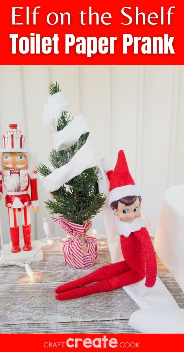 Elf on the Shelf Wasting Toilet Paper - Craft Create Cook